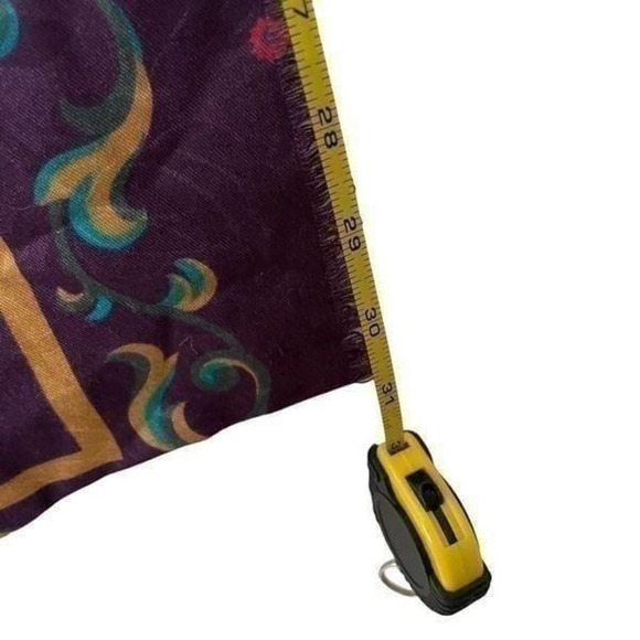 Beautiful Rose and Paisley Feminine Boho Scarf - Picture 2 of 3